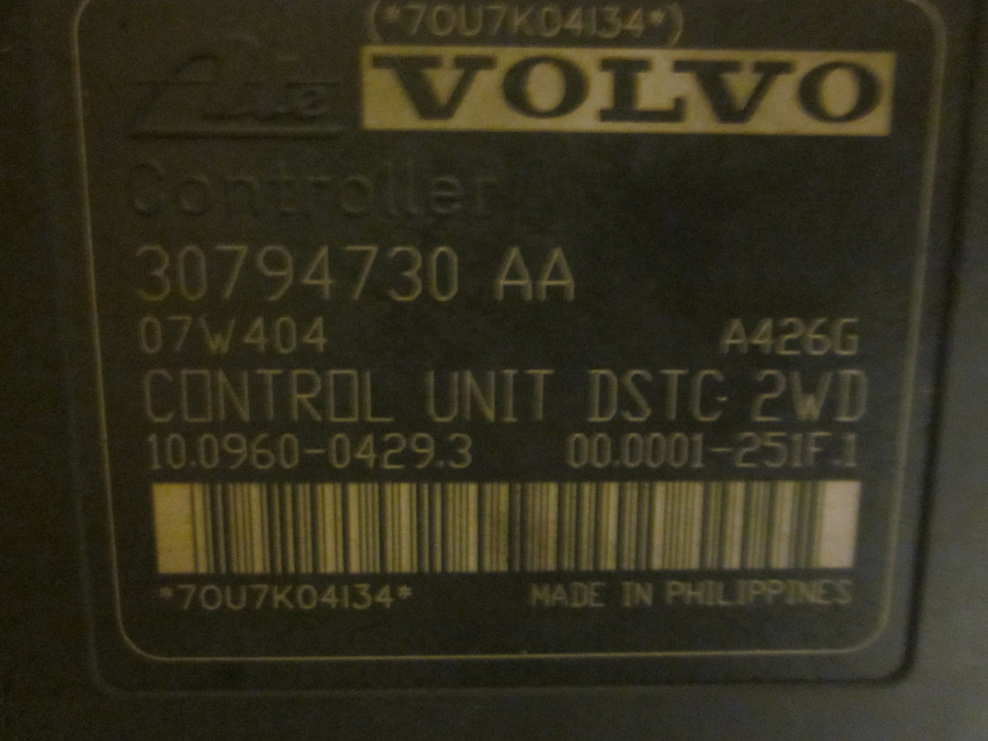 Volvo S40/V50 Abs Pumpe Med OEM Nr. DSTC Fra Volvo Ophugger