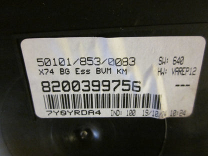 Renault Laguna 2 Speedometer - Instrument Med OEM Nr. Ophugger Fra Renault Ophugger