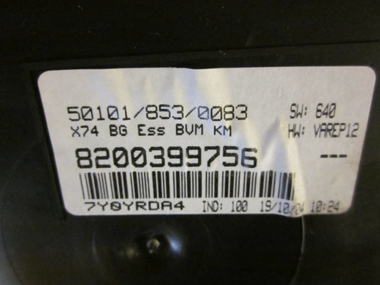 Renault Laguna 2 Speedometer - Instrument Med OEM Nr. Ophugger Fra Renault Ophugger