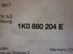 VW Golf 5 1K Airbag  Med OEM Nr. 1K0880204L Fra VW Ophugger