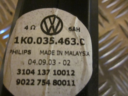 VW Golf 5 1K Relæ Diverse Med OEM Nr. 1KO035463C Fra VW Ophugger