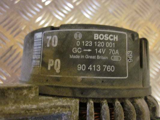 Opel Vectra B Generator Med OEM Nr. 0123120001 Fra Opel Ophugger