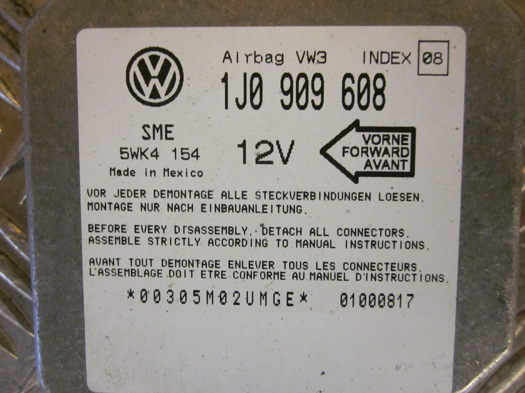 Skoda Octavia Airbag Elboks Med OEM Nr. 1J0909608 Fra Skoda Ophugger
