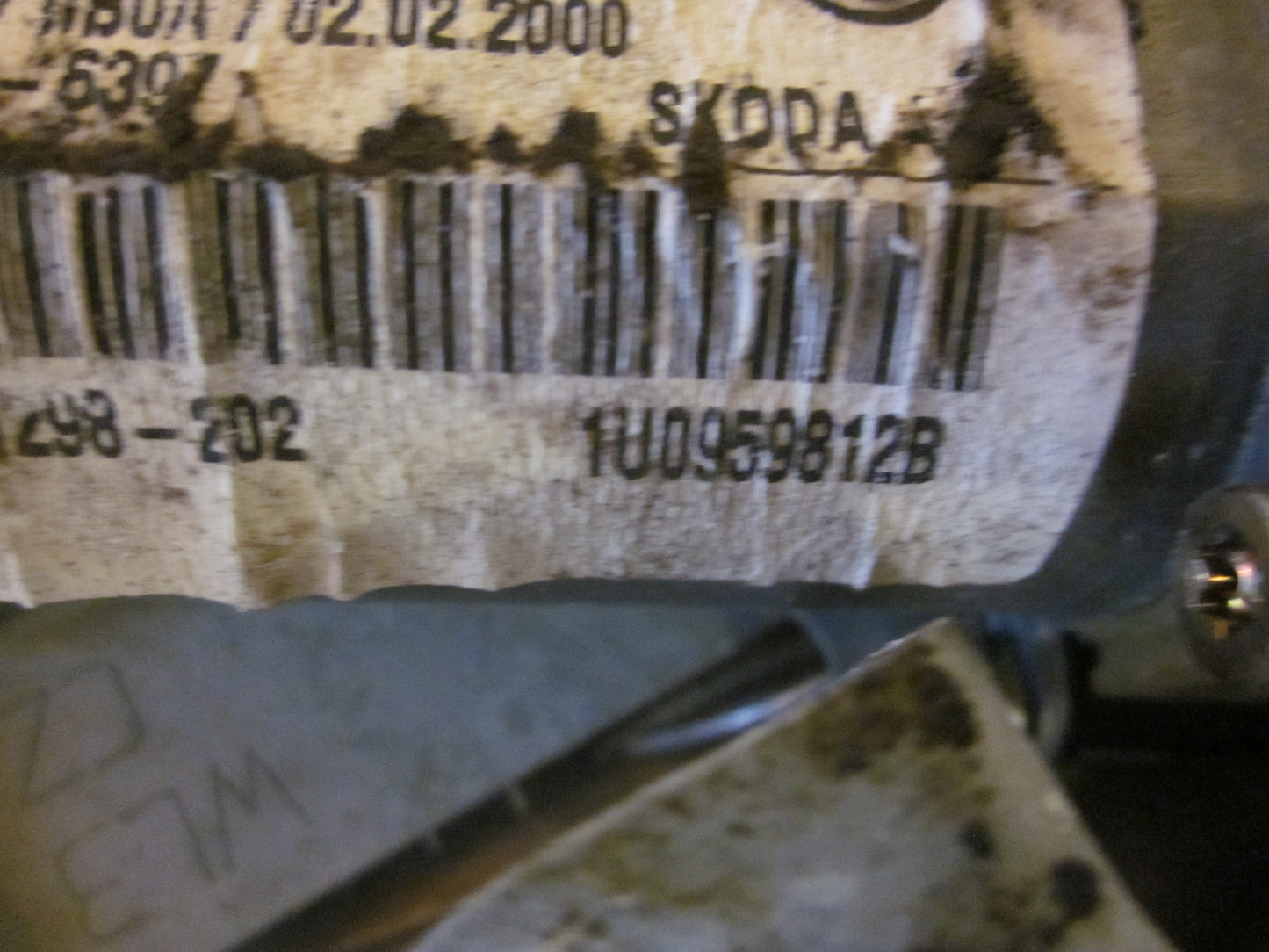 Skoda Octavia Rudemotor - Rudehejs Med OEM Nr. 1U0959812B Fra Skoda Ophugger