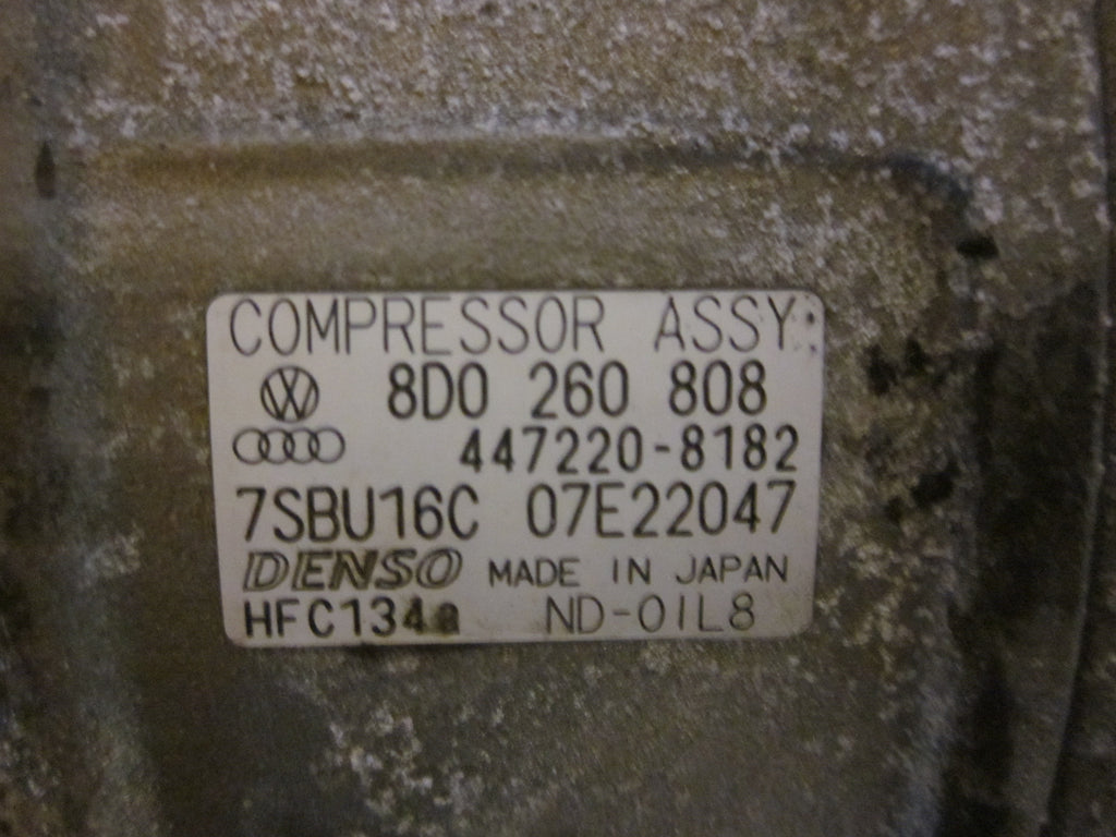 VW Passat 3B Aircondition Pumpe Med OEM Nr. 4472208182 Fra VW Ophugger