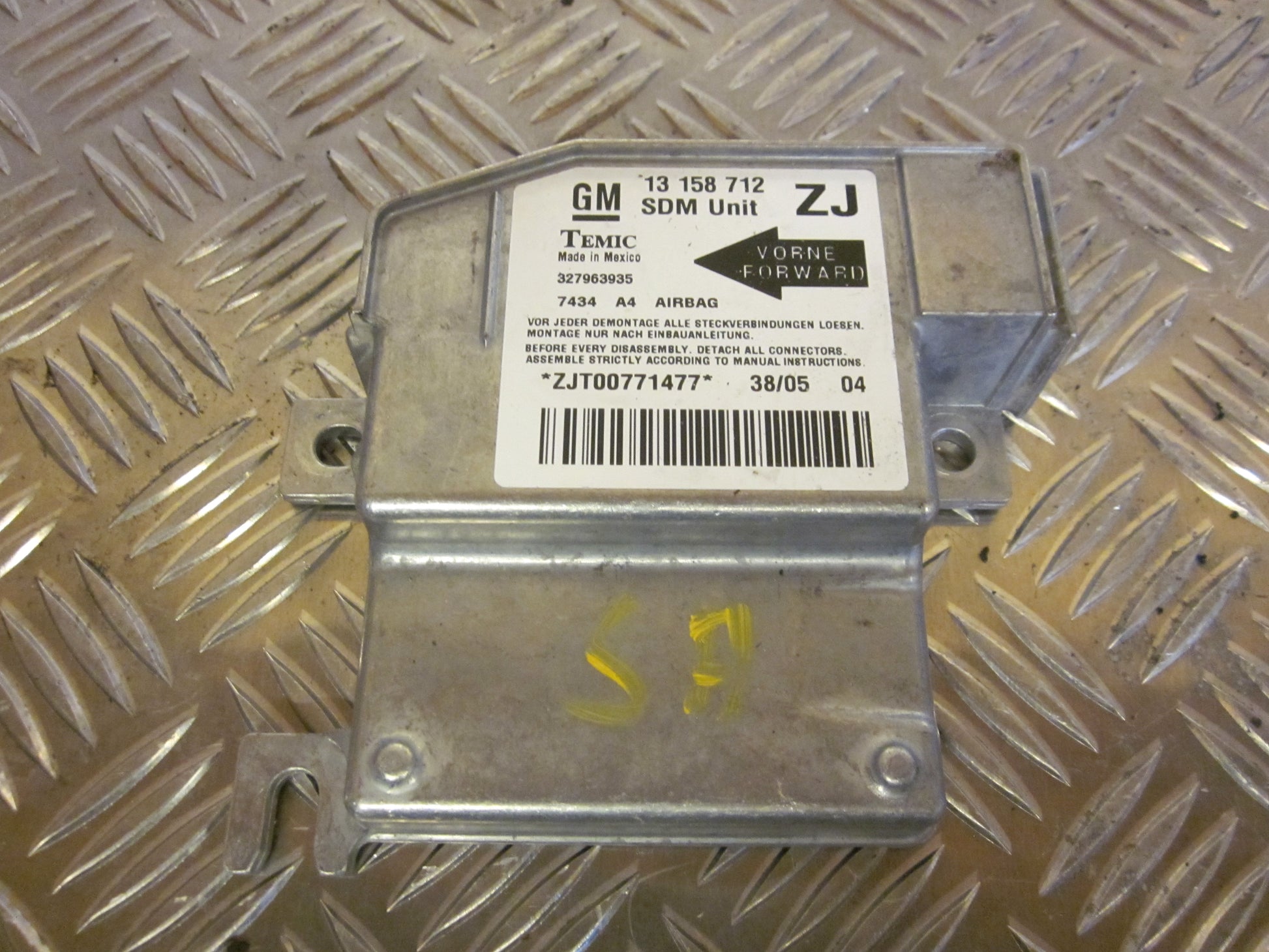 Opel Meriva A Airbag Elboks Med OEM Nr. Ophugger Fra Opel Ophugger