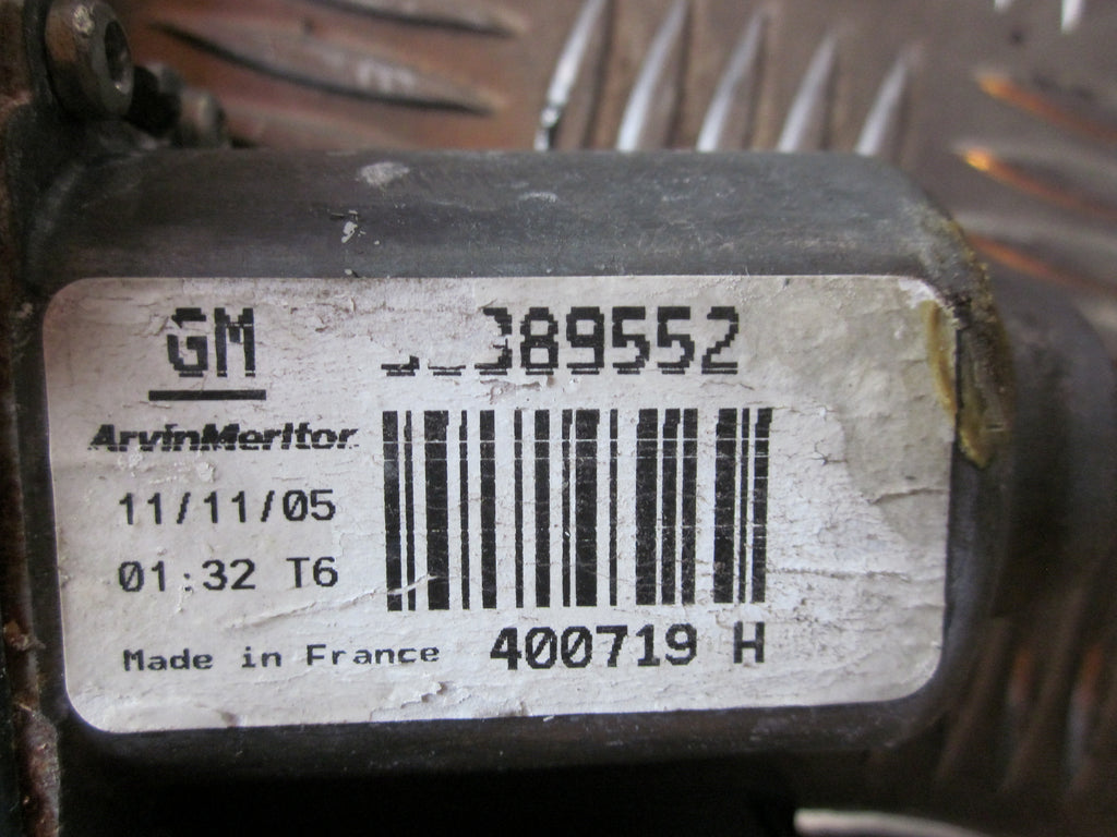 Opel Meriva A Rudemotor - Rudehejs Med OEM Nr. 93389552 Fra Opel Ophugger