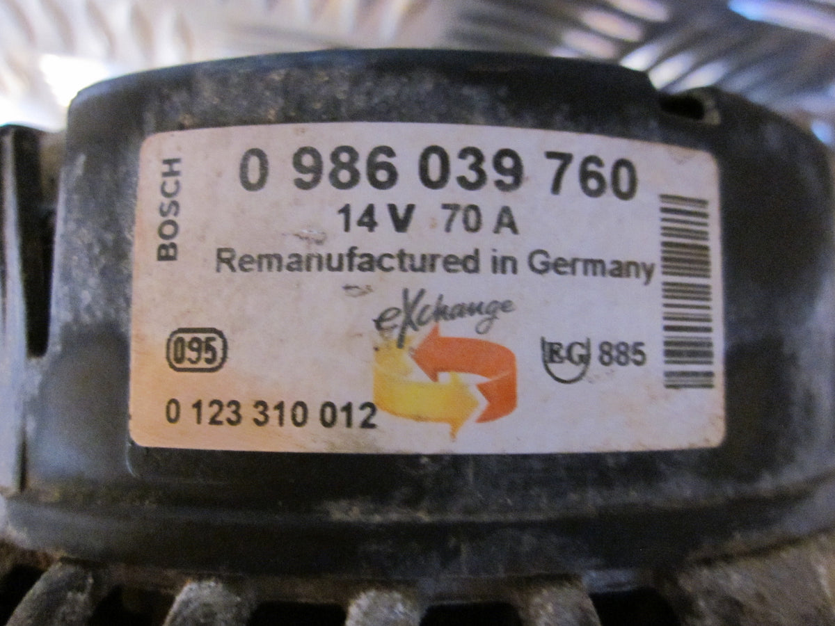 Peugeot Partner Generator Med OEM Nr. 5705X7 Fra Peugeot Ophugger