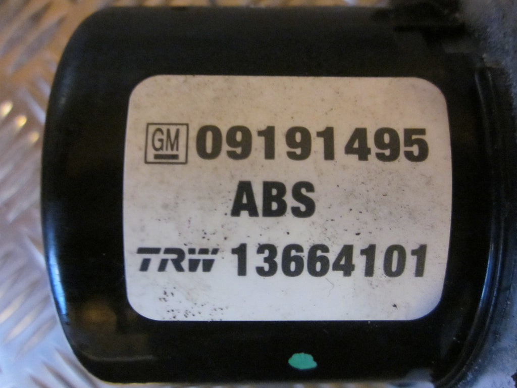 Opel Vectra C ABS Pumpe Med OEM Nr. 09191495 Fra Opel Ophugger