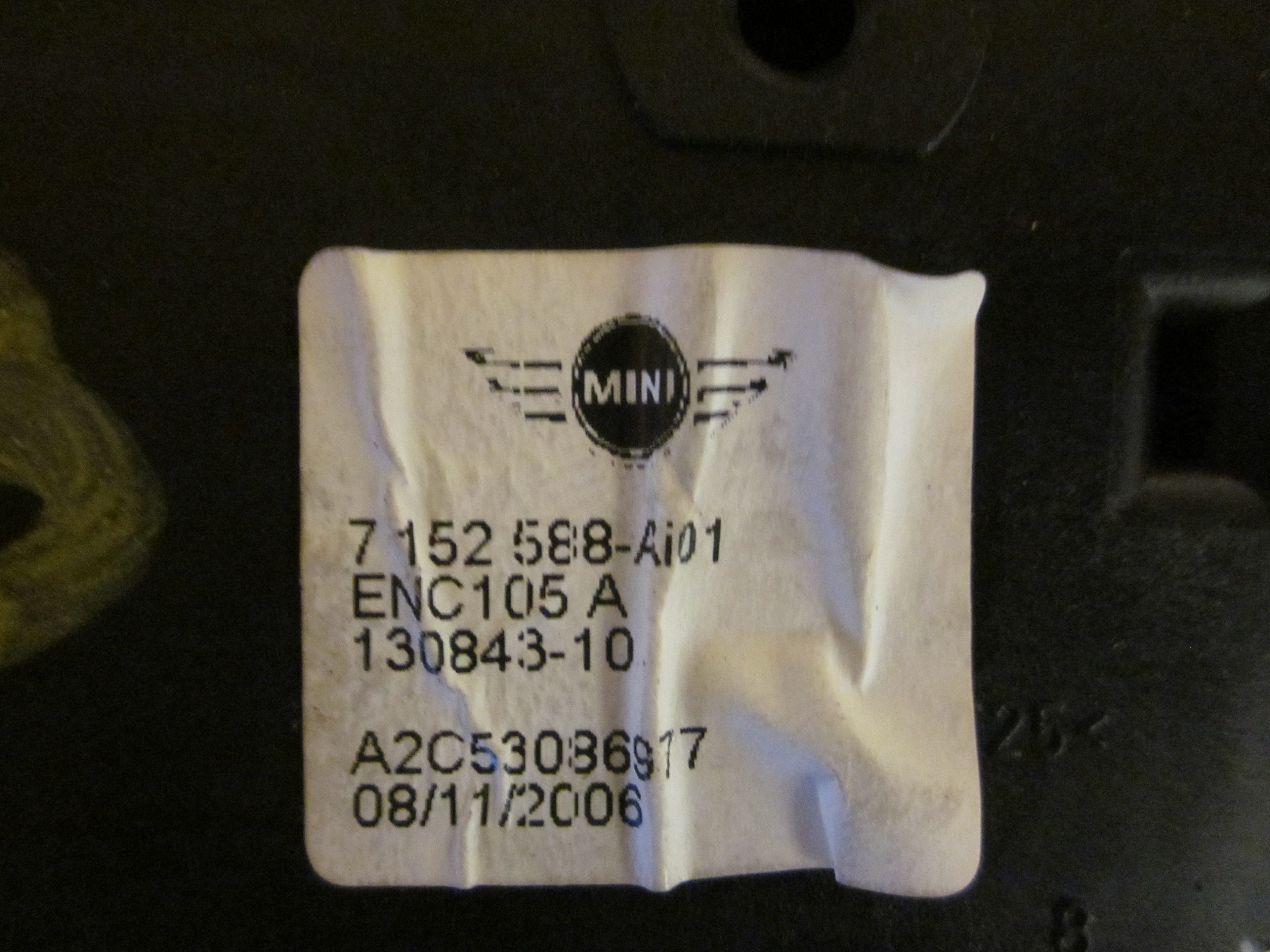 Mini Mki Dørlås Med OEM Nr. Ophugger Fra Mini Ophugger