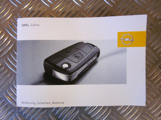 Opel Zafira B Instruktionsbog Med OEM Nr. Ophugger Fra Opel Ophugger