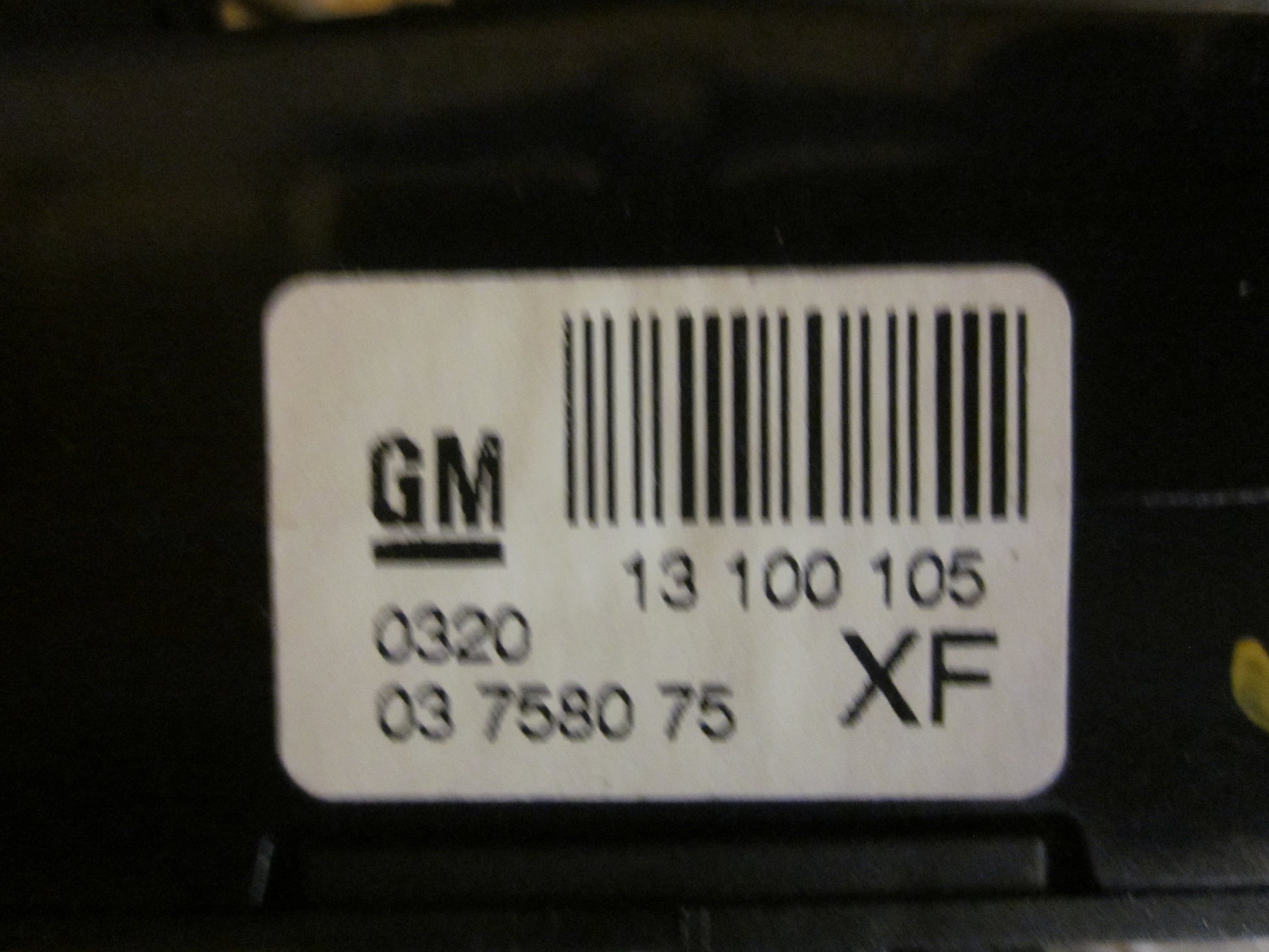 Opel Zafira B Kontakt Katastrofe Med OEM Nr. 13100105XF Fra Opel Ophugger