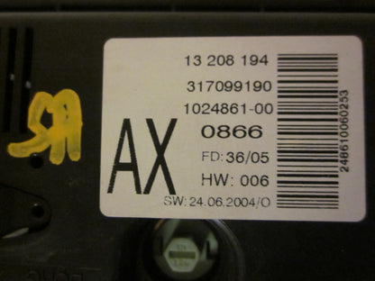 Opel Zafira B Ur Med OEM Nr. Ophugger Fra Opel Ophugger
