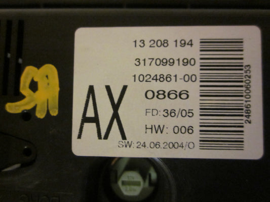 Opel Zafira B Ur Med OEM Nr. Ophugger Fra Opel Ophugger