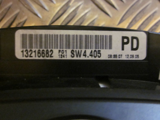 Opel Zafira B Speedometer - Instrument Med OEM Nr. Ophugger Fra Opel Ophugger
