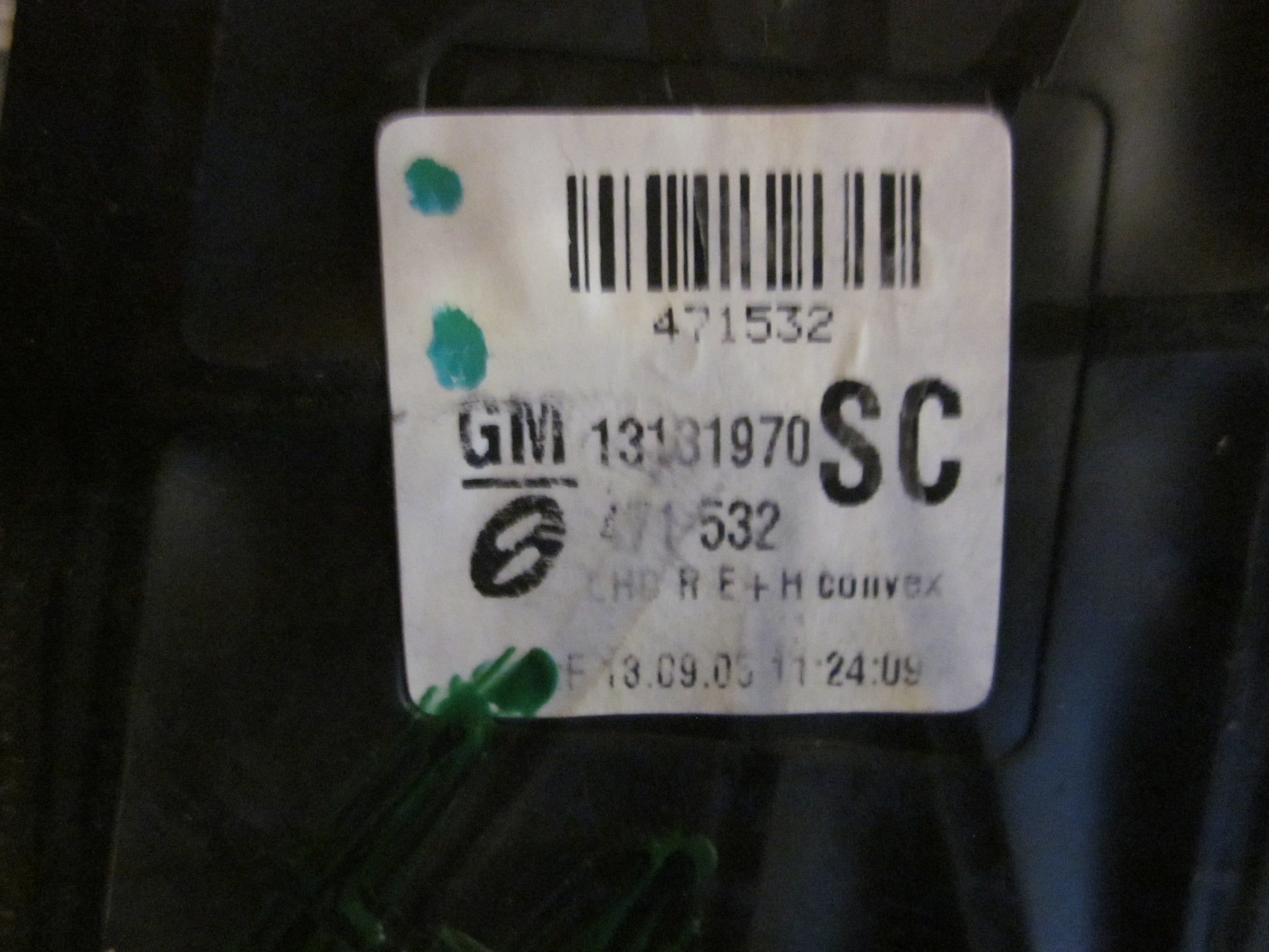 Opel Zafira B Sidespejl Med OEM Nr. Ophugger Fra Opel Ophugger