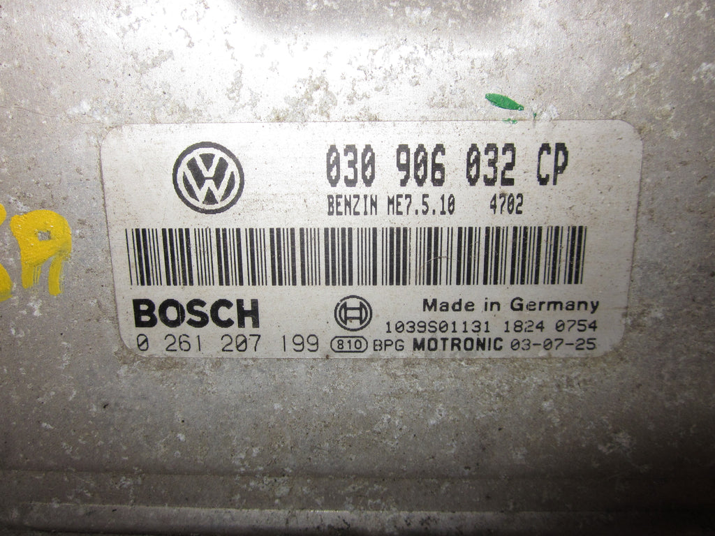 VW Lupo 6E/6X Motorstyring - Motorstyreboks - Injection Elboks Med OEM Nr. 0261207199 Fra VW Ophugger