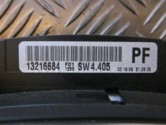 Opel Astra H Speedometer - Instrument Med OEM Nr. Ophugger Fra Opel Ophugger