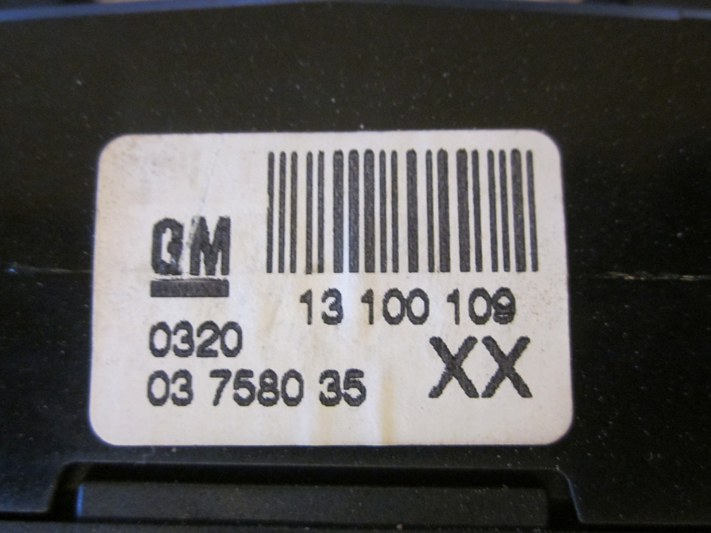 Opel Astra H Kontakt Katastrofe Med OEM Nr. Ophugger Fra Opel Ophugger