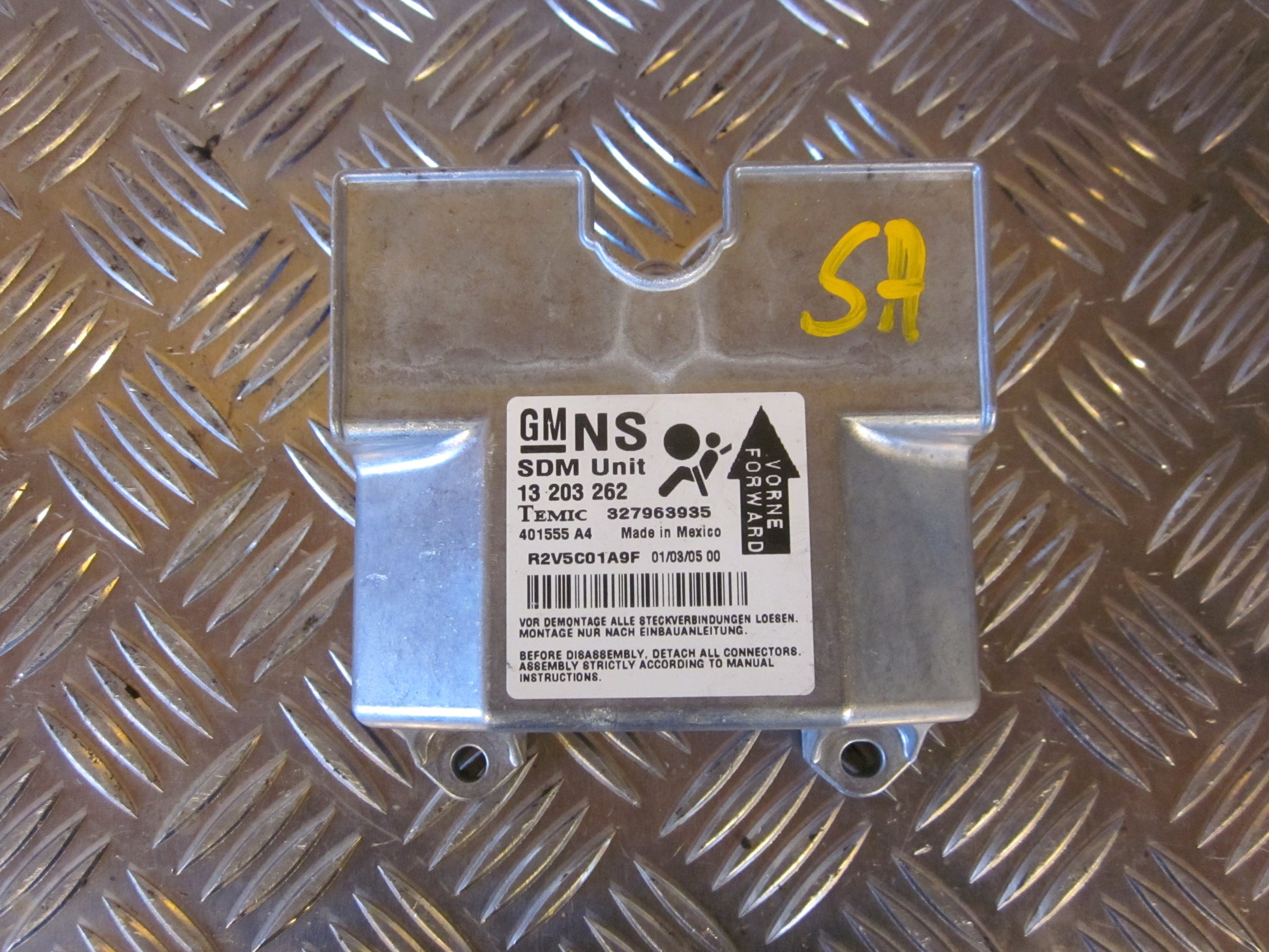 Opel Astra H Airbag Elboks Med OEM Nr. Ophugger Fra Opel Ophugger