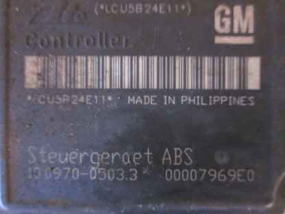 Opel Astra H Abs Pumpe Med OEM Nr. 13157575 Fra Opel Ophugger