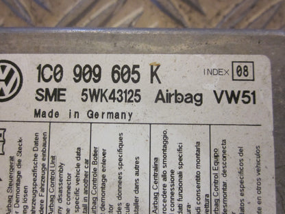 Skoda Fabia Airbag Elboks Med OEM Nr. 1C0909605K Fra Skoda Ophugger