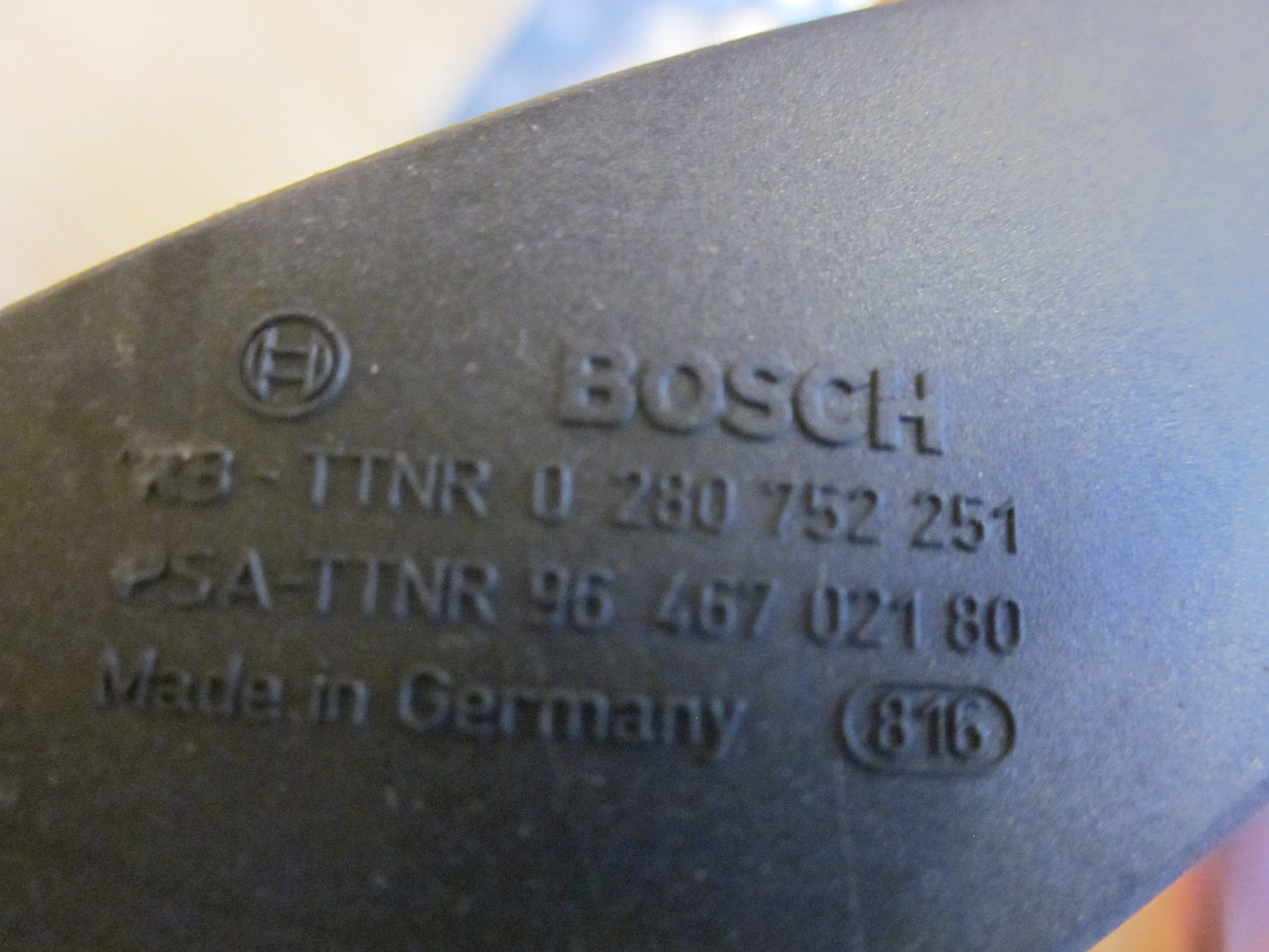 Peugeot 307 Speederpedal Med OEM Nr. 0280752251 Fra Peugeot Ophugger