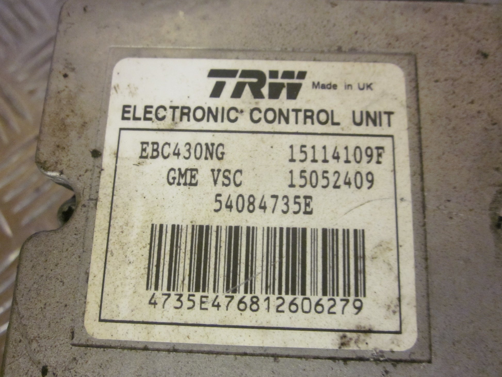 Opel Vectra C Abs Pumpe Med OEM Nr. 93185682 Fra Opel Ophugger