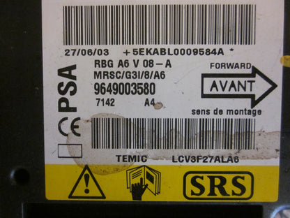 Citroen C2 Airbag Elboks Med OEM Nr. Ophugger Fra Citroen Ophugger