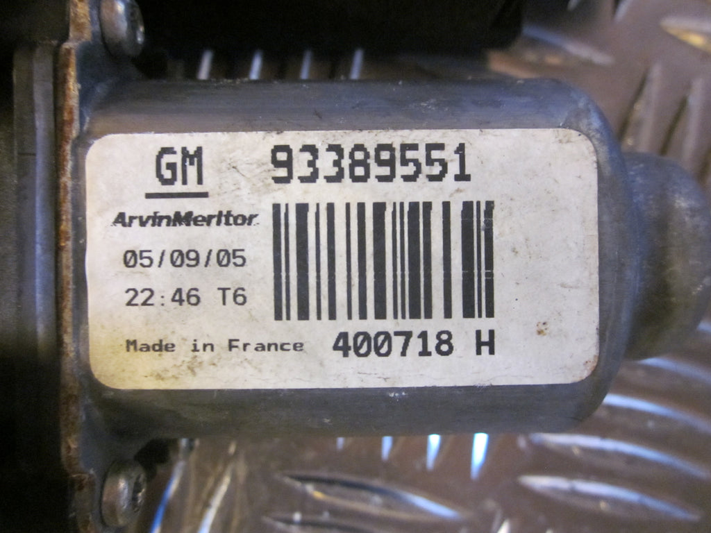 Opel Meriva A Rudemotor - Rudehejs Med OEM Nr. 93389551 Fra Opel Ophugger