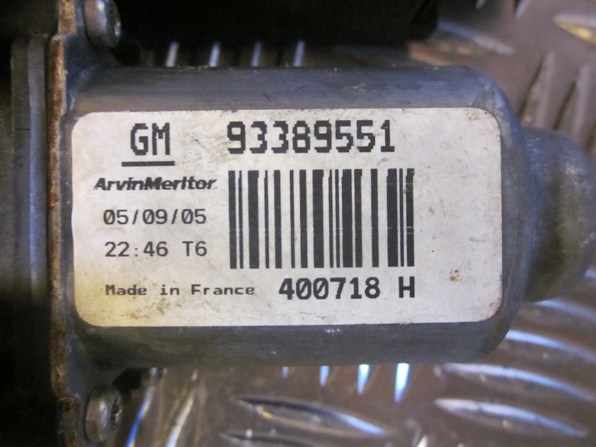 Opel Meriva A Rudemotor - Rudehejs Med OEM Nr. 93389551 Fra Opel Ophugger