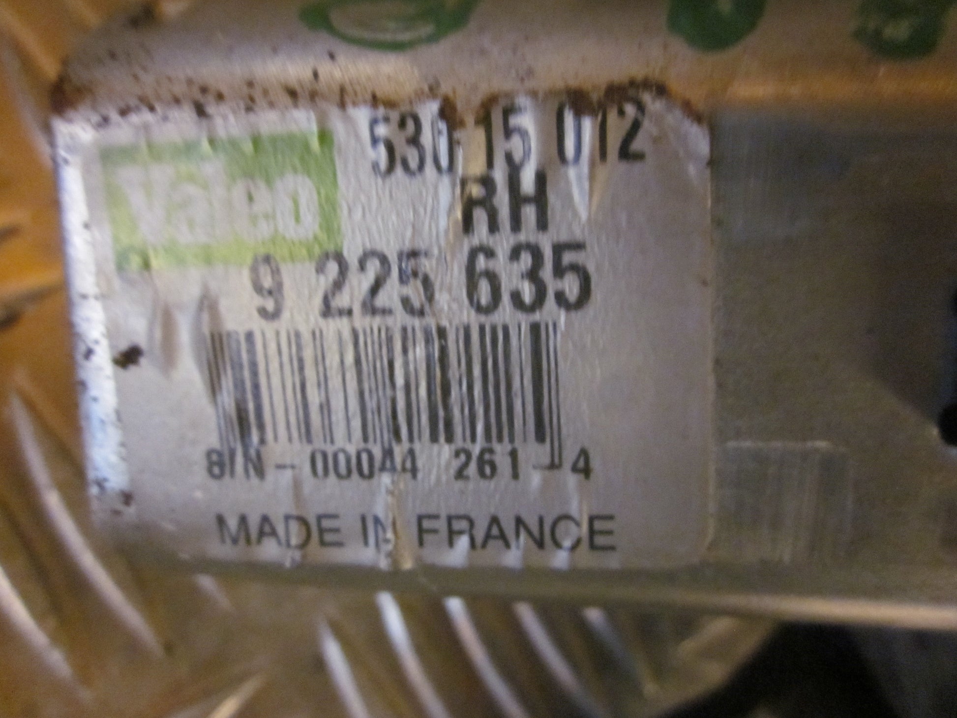 Opel Combo C Bagrudevisker Motor Med OEM Nr. Ophugger Fra Opel Ophugger