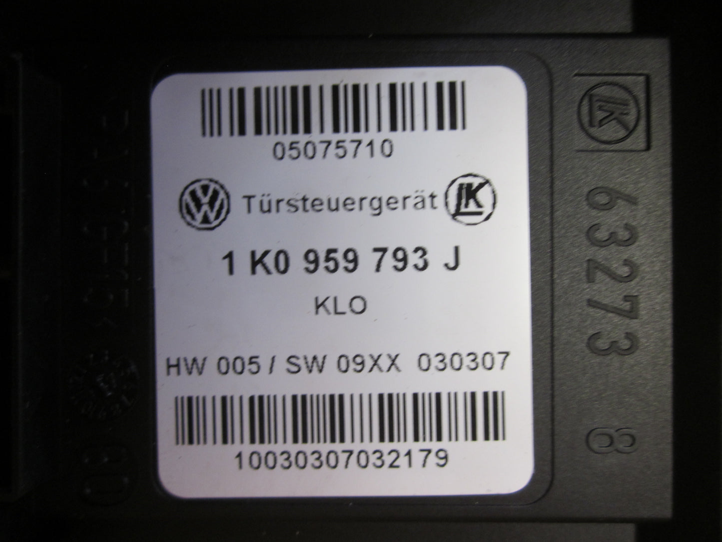 VW Touran 1T GP Rudemotor - Rudehejs Med OEM Nr. 1T0959701D Fra VW Ophugger
