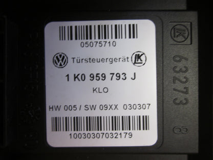 VW Touran 1T GP Rudemotor - Rudehejs Med OEM Nr. 1T0959701D Fra VW Ophugger