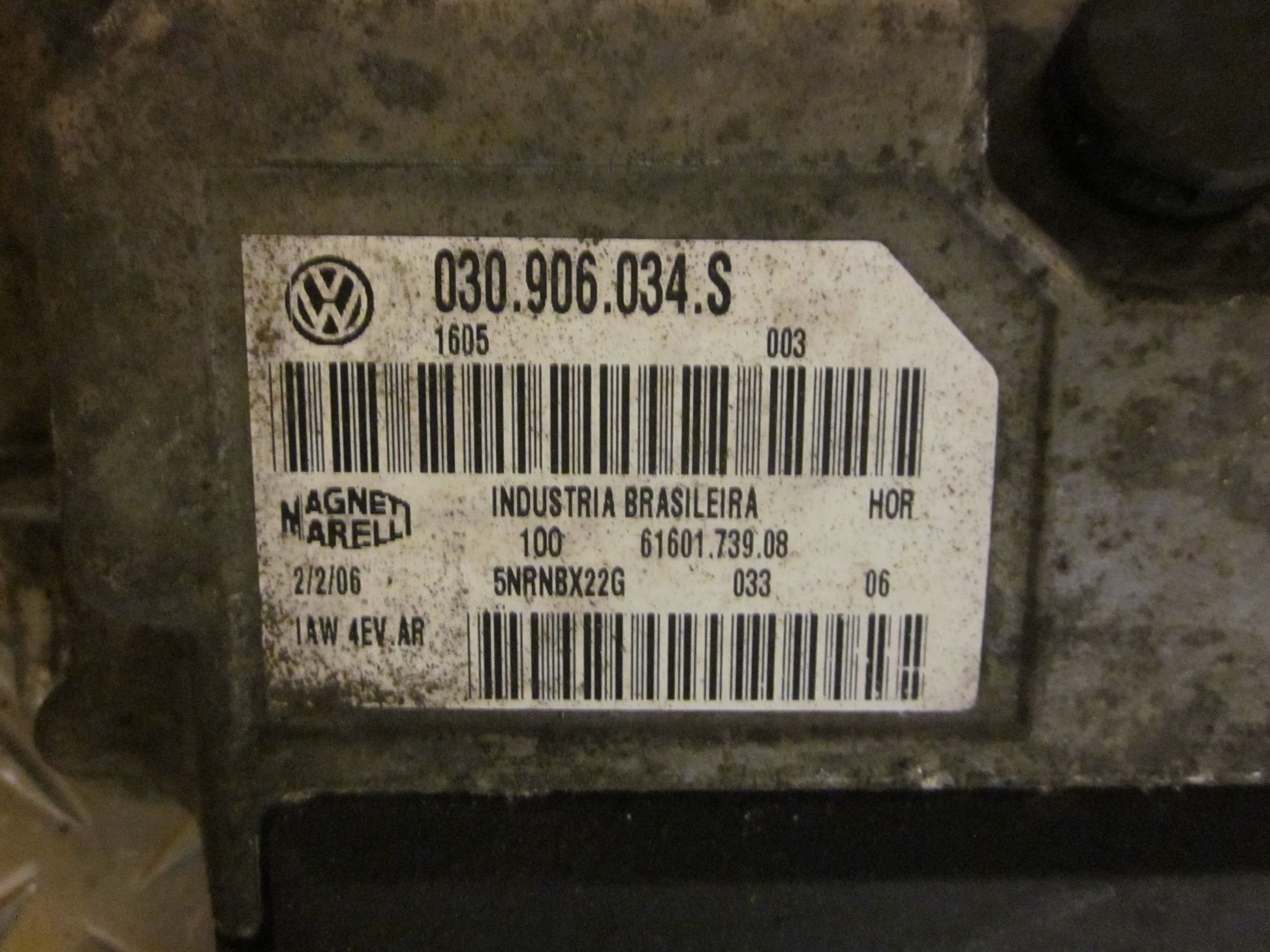VW Fox 5Z Motorstyring - Motorstyreboks - Injection Elboks Med OEM Nr. S030906034S Fra VW Ophugger
