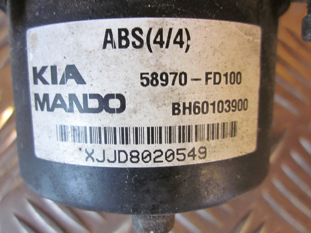 Kia Rio Dc ABS Pumpe Med OEM Nr. 58970FD100 Fra Kia Ophugger