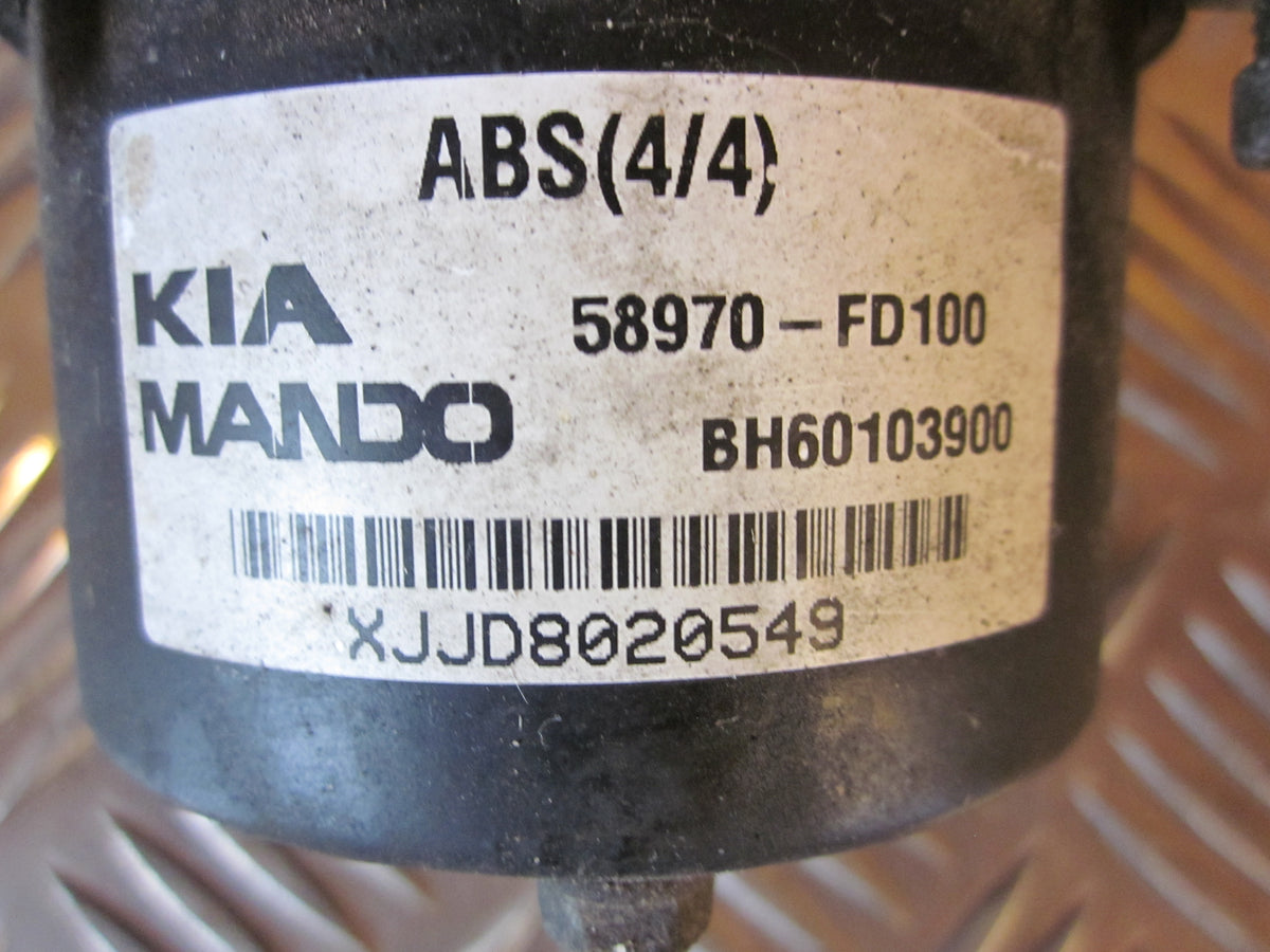 Kia Rio Dc ABS Pumpe Med OEM Nr. 58970FD100 Fra Kia Ophugger