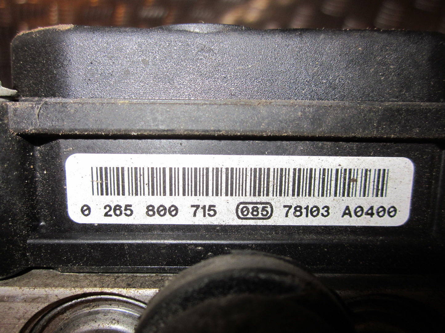 Fiat Panda Abs Pumpe Med OEM Nr. 0265800715 Fra Fiat Ophugger