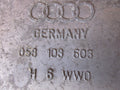 Audi A4 Bundkar Med OEM Nr. Ophugger Fra Audi Ophugger