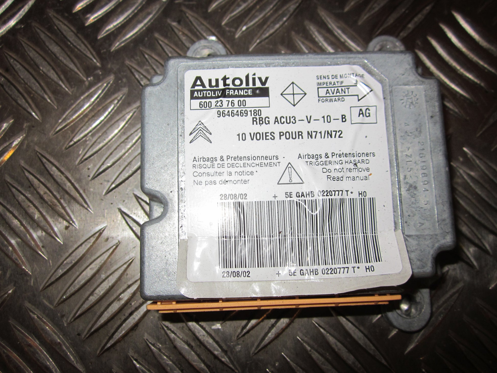 Citroen Xsara Airbag Elboks Med OEM Nr. Ophugger Fra Citroen Ophugger