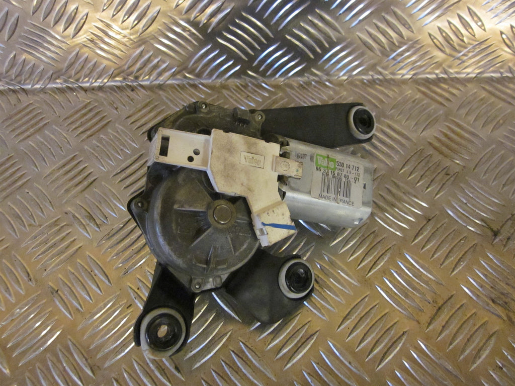 Citroen C3 Bagrudevisker Motor Med OEM Nr. Ophugger Fra Citroen Ophugger