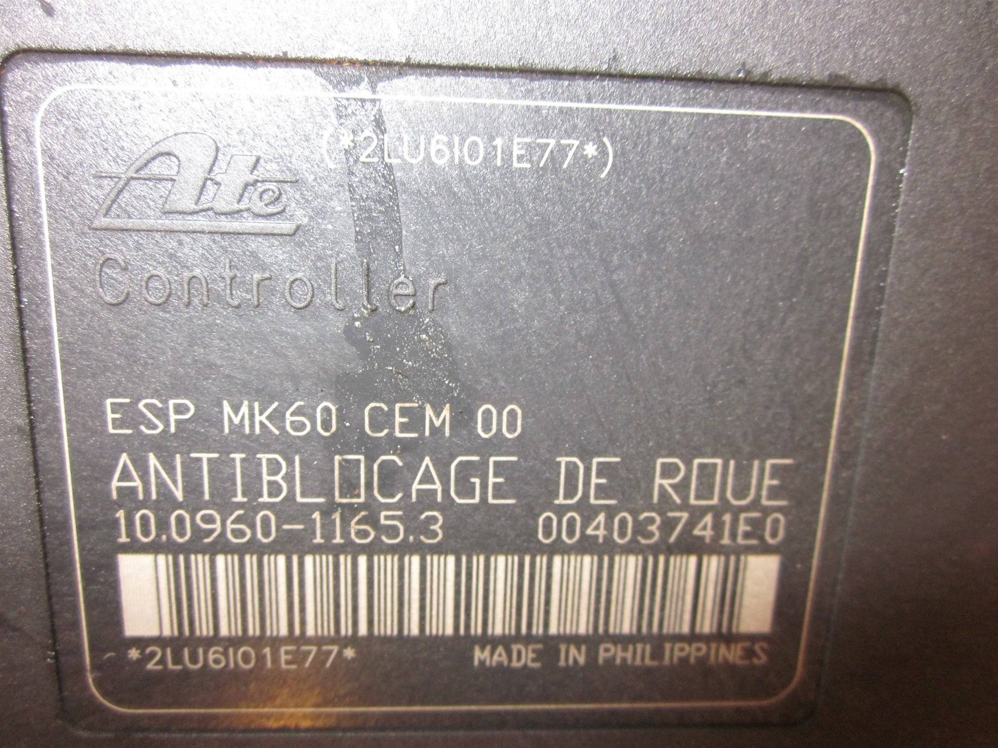 Citroen C5 Abs Pumpe Med OEM Nr. 9659770580 Fra Citroen Ophugger