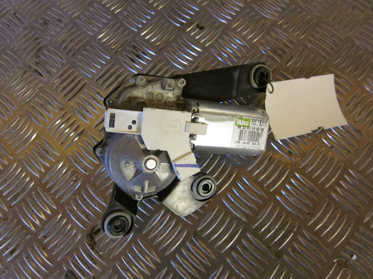 Citroen C5 Bagrudevisker Motor Med OEM Nr. 9632671980 Fra Citroen Ophugger