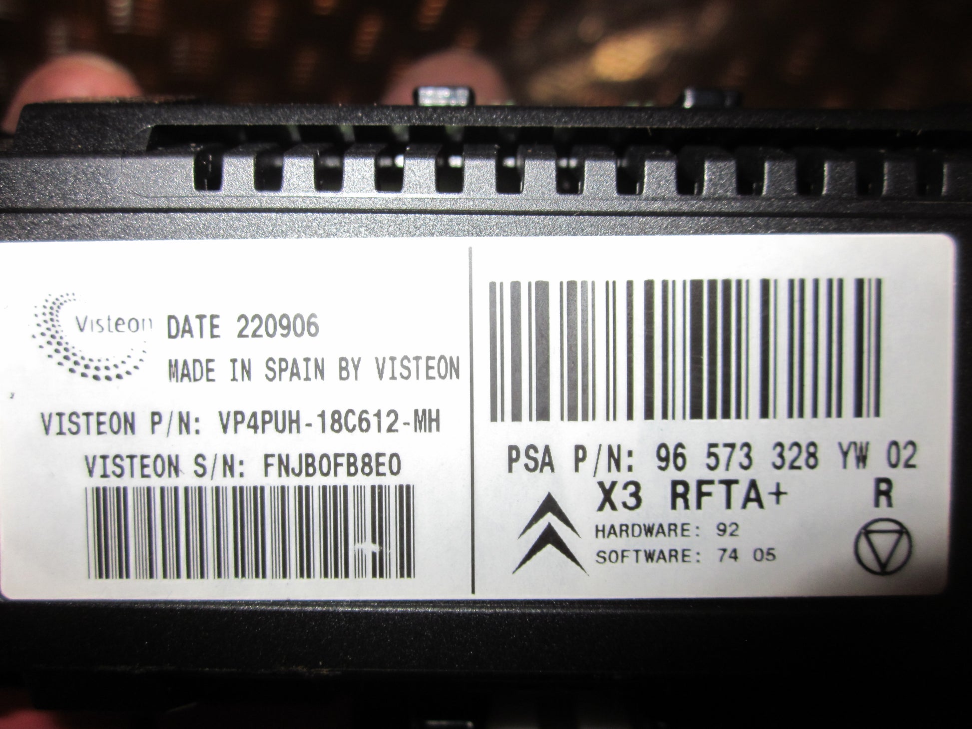 Citroen C5 Varmeregulering Med OEM Nr. Ophugger Fra Citroen Ophugger