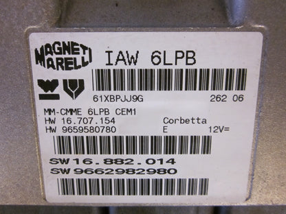 Citroen C5 Motorstyring - Motorstyreboks - Injection Elboks Med OEM Nr. Ophugger Fra Citroen Ophugger