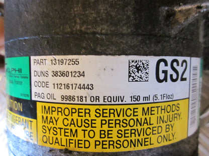 Opel Agila A Aircondition Pumpe Med OEM Nr. MODEL7255 Fra Opel Ophugger