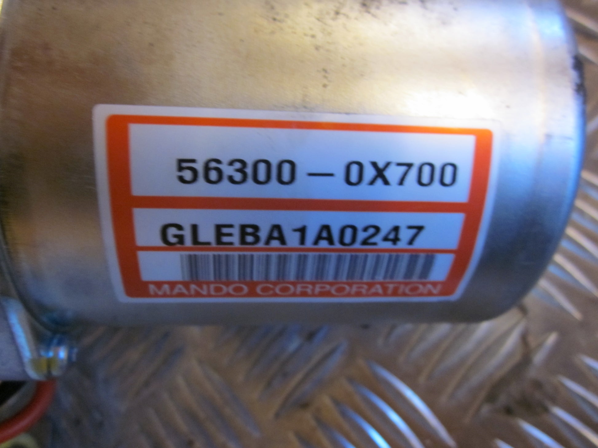 Hyundai I10 Ratstamme M/El-Servo Med OEM Nr. 563000X700 Fra Hyundai Ophugger
