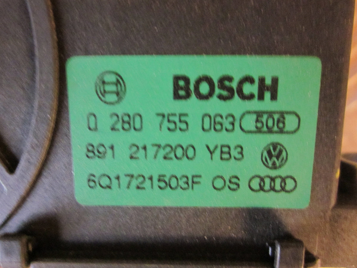 Skoda Fabia Speederpedal Med OEM Nr. 6Q1721503M Fra Skoda Ophugger