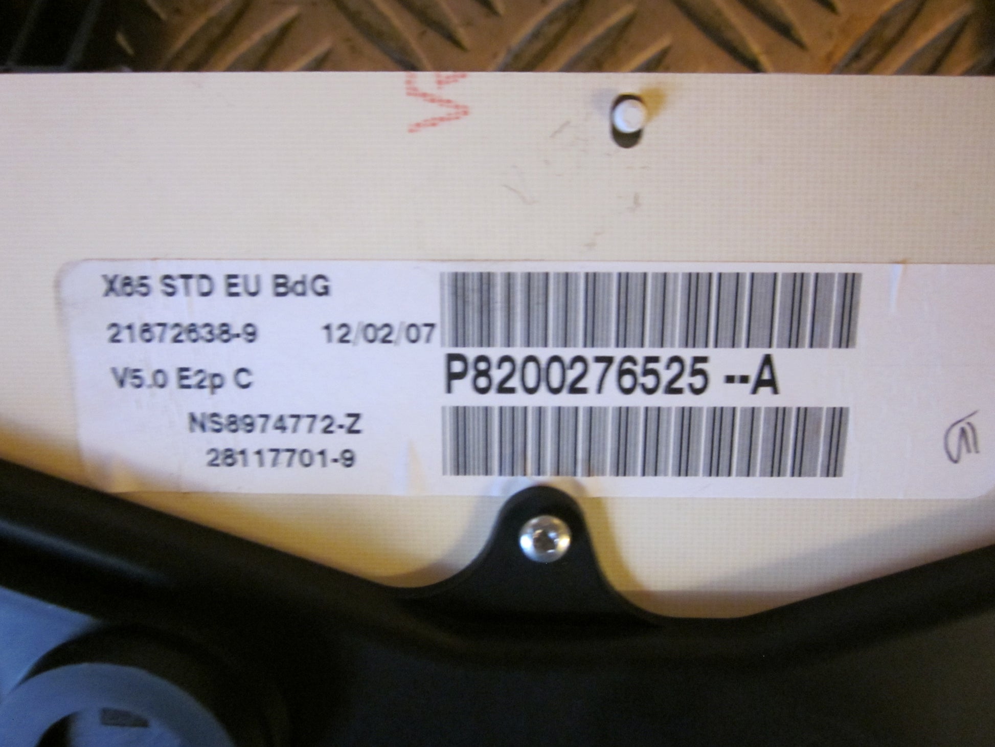 Renault Clio 2 Speedometer - Instrument Med OEM Nr. Ophugger Fra Renault Ophugger