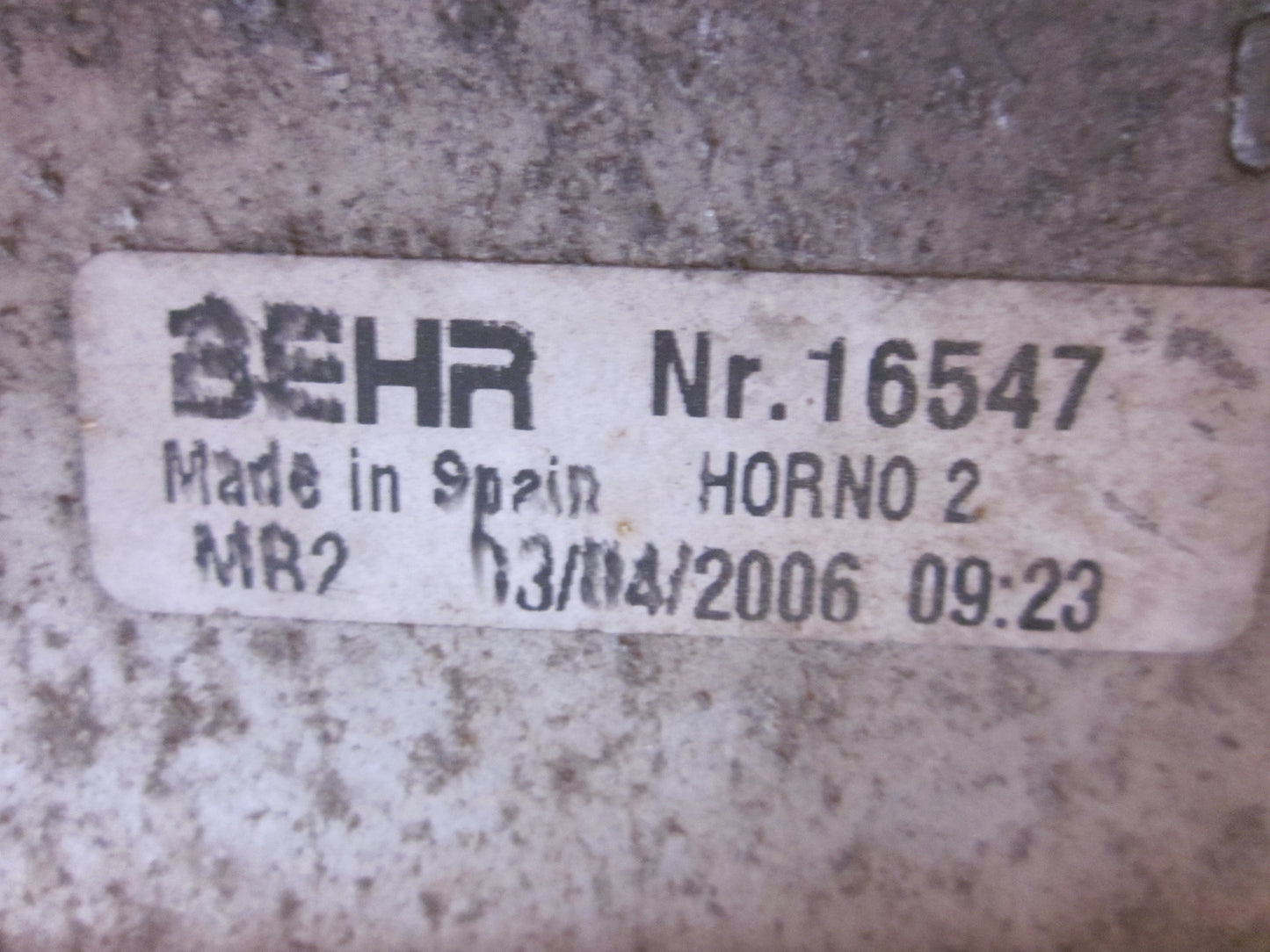 Opel Corsa C Køler Intercooler Med OEM Nr. Ophugger Fra Opel Ophugger